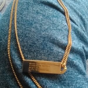 Marc by Marc Jacobs nameplate necklace